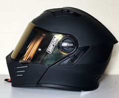 SIMPSON DARKSOME　XXL　ゴールドバイザー バイク ヘルメット