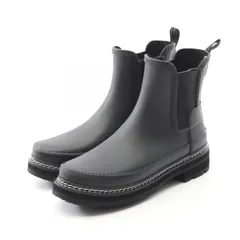 ハンター HUNTER ブーツ リファインド スティッチ ディテール チェルシー ブーツ レイン WFS2100RMA ブラック その他 レインブーツ レディース Used A