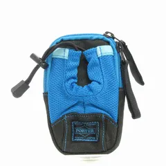 ポーター PORTER 吉田カバン ドライブポーチ 小物入れ キャンバス 青 ブルー 黒 ブラック ■SM1のサムネイル