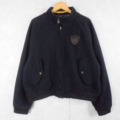 POLO Ralph Lauren パッチ付き メルトンウールジャケット NAVY M