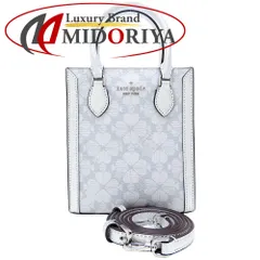 Kate Spade ケイトスペード スペード フラワー スター トス ミニ トート ショルダーバッグ 2WAY PVC プラチナグレーマルチ アウトレット/352329【中古】