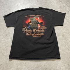 ハーレーダビッドソン 半袖Tシャツ ブラック L相当【ST195】