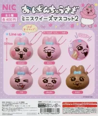 【中古】紙製品 ガチャ台紙 「おぱんちゅうさぎ ミニスクイーズマスコット2」