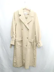 ◇ ⊇ COTORICA 長袖 ロングコート サイズM ベージュ レディース E  【1412090015502】のサムネイル
