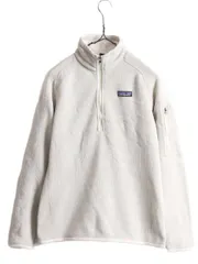 【お得なクーポン配布中!】 16年製 パタゴニア ベターセーター ハーフジップ レディース S 古着 Patagonia アウトドア フリース ジャケット プルオーバー ブルゾン 白