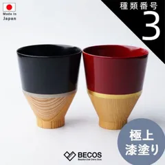 種類3：2点セット 湯呑み 食器 セット お茶用品 ギフト おしゃれ 高級 漆器 木製 | ブラック レッド 漆塗り 日本製 国産 職人 | 海外 手土産 モダン ペア 夫婦湯呑 コップ コーヒーカップ 焼酎カップ ビールグラス 来客用 | 結婚祝い 新築祝い