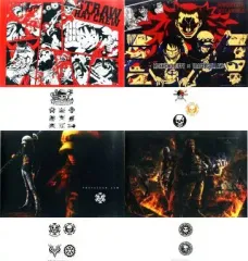 【中古】デスクマット 全4種セット ビジュアルマット＆ステッカー 「一番くじ ワンピース ～最悪の世代編～」 H賞