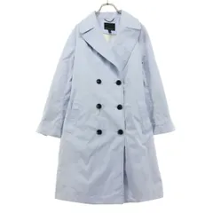 Banana Republic バナナリパブリック 長袖 トレンチコート M ライトブルー レディース 古着