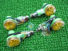 汎用 カラーウインカー 在庫有 即納 社外 社外 新品 バイク 部品 4個セット オシャレ ザリゴキ CB400SF ゼファー400 CB1300SF Moのサムネイル