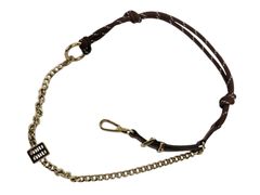 ミュウミュウ レザー コード メタルトリック コニャック/ブラウン 5TL510 MIU MIU