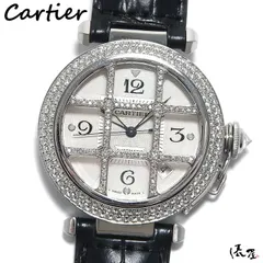 【未使用に近い】カルティエ パシャグリッド38mm用パーツ WG お値下げ CARTIER パシャ38mm グリッドダイヤ 18KYG 定価800万 【委託時計