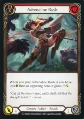 【中古】Flesh and Blood MON263[C]：Adrenaline Rush (1)
