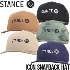 【送料無料】帽子 スナップバックキャップ STANCE スタンス ICON SNAPBACK HAT A304D21ICO