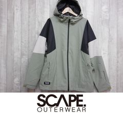 【新品:SALE】25 SCAPE TRACK JACKET - Mサイズ - LIGHT KHAKI 正規品 スノーボード ウェア ジャケット