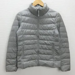 G■ユニクロ/UNIQLO ウルトラライトダウンジャケット【M】灰/LADIES/37【中古】■