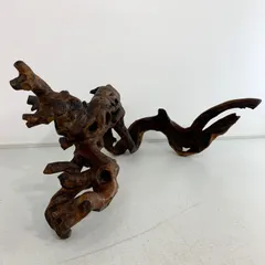 天然木　古木　瘤木　オブジェ　置物　重さ約2517g　N　6298C 天然木 古木 瘤木 オブジェ 置物 重さ約2517g N 6298C