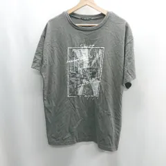 ◇ ⊂Φ INGNI イング コットン素材 半袖 Tシャツ サイズM グレー系 メンズ E  【1410290042526】