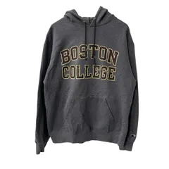 Champion プリントスウェット パーカー L～ グレー チャンピオン フーディー プルオーバー トップス 古着卸 アメリカ仕入 a708-5919