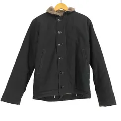 バズリクソンズ BUZZ RICKSONS U.S.NAVY バックプリント N-1 デッキジャケット メンズ US：38 