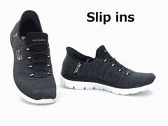 レディース スケッチャーズ SKECHERS スリップインズ 150264 ブラック/ホワイト メモリーフォーム ハンズフリー Slip ins MEMORY FOAM