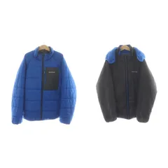 モンベル Montbell サーマランド パーカ 中綿ジャケット リバーシブル ロゴ ナイロン アウター 150 青 ブルー 黒 ブラック 1101623 /AN10