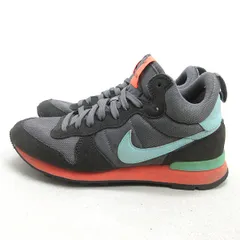 Q■【24cm】ナイキ/NIKE WMNS インターナショナリスト ミッド ナイロンスニーカー■灰LADIES/38【中古】