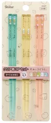 【迅速発送】スケーター(Skater) アクリル製 クリア 箸 16.5cm 3膳組 すみっコぐらし 日本製 AA2T-A