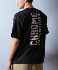 【ムラスポ公式】新品 CHROME クローム 半袖 Tシャツ メンズ バックプリント オーバーサイズ JP264BKのサムネイル