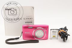 良上品☆ニコン Nikon COOLPIX S3500 ピンク クールピクス コンパクト