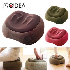 PROIDEA  スリムルームステッパー 0070-2331 多機能 クッション スツール エクササイズ ストレッチ 足枕 骨盤 下半身 足 お腹 ヒップ 有酸素運動 ブラウン グリーン ワインレッド プロイデア (R)