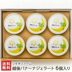 越後バナーナジェラート 6個入り