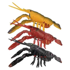 TRUSCEND伝盛 フック付き 1：50 超耐久性TPE製のルアー 精良な工芸 本物そっくりのエビ/ザリガニ/シャッド型ルアー 草掛かりしにくくて シーバス トラウト 青物 サワラその他各種の魚に適用 海水・淡水適用 別々に保管し 0