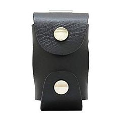 [Used] (Unused/Unopened) Tabata Golf Ball Case/Ball Pouch, 2 Pieces, Genuine Leather, Golf Round Accessories, Genuine Leather Ball Holder, Black GV0884 BK qdkdu57