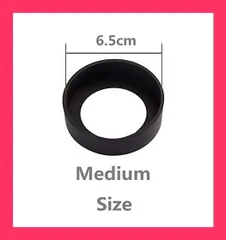 ★スタッフおすすめ！売れ筋★DFsucces シリコーンカバーソコカバー 水筒 真空断熱ケータイマグ用底キャップ 保護カバー 滑りにくい 騒音や傷防止 シリコン製 65mm ２個セット (（ブラック*ピンク）)