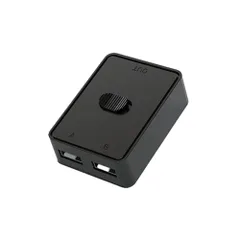 【数量限定】YFFSFDC USB2.0スイッチセレクター USB KVMスイッチャアダプタ 双方向USB共有スイッチ 2入力1出力/ 1入力2出力 USB2.0 切替器 ワンキーで素早く切り替え 2台のコンピュータ共有 キーボード マウス スキャナ プリンタ