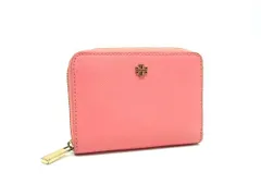 TORY BURCH トリーバーチ エマーソン レザー コインケース コインパース 小銭入れ レディース ピンク系 DI7664
