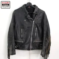 ダブルライダース 70s ビンテージ 70s sears ダブルライダースジャケット レザージャケット lenzip