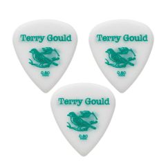 Pickboy ピックボーイ ギターピック GP-TG-TS/08 Terry Gould Sand Grip 0.8mm 3枚入り ホワイト ティアドロップ型 ポリアセタール滑り止めピック