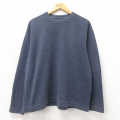 XL/古着 ギャップ GAP 長袖 Tシャツ メンズ 無地 クルーネック グレー 25may21 中古