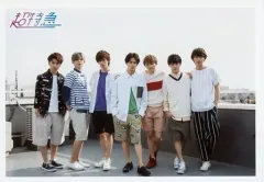 【中古】生写真(男性) 超特急/集合(7人)/横型・全身・衣装白・肩組・真ん中タクヤ/Bullet Train 5th Anniversary Tour 2017「Trans NIPPON Express」生写真 第28弾