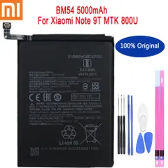 純正同等新品 Xiaomi Redmi Note 9T バッテリー BM54 A001XM 電池パック交換 内蔵battery 両面テープ 修理工具付き