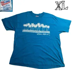 90s シングルステッチハワイプリントTシャツ XLスーベニア