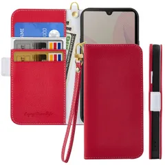 【新着商品】サイドマグネット式 ケース スマホケース ケース 良い触り心地 ライチ柄高質PUレザー スタンド機能 携帯ケース 人気おしゃれ財布型カード収納 耐衝撃 カバー 用 au 保護カバー docomo/SHG10 SH-53C sense7 大人 senのサムネイル