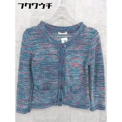◇ NATURAL BEAUTY BASIC ナチュラルビューティーベーシック ニット カーディガン サイズM ブルー レディース 【中古】 【1002802401428】