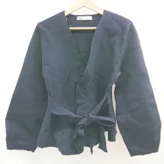 ◇ ⊇ ZARA ザラ 秋冬 長袖 無地カーディガン サイズS ネイビー系 メンズ　レディース E  【1507080007428】