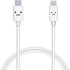 エレコム TypeC to Lightning ケーブル iPhone 充電ケーブル APPLE認証品 1.0m ホワイトフェイス MPA-FCL10WF