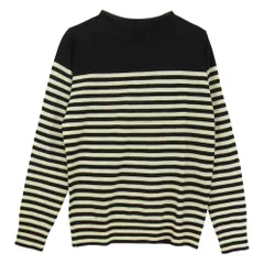 SOPH ソフ UE-101050 × uniform experiment ANTIPILLING WOOL BORDER CREW NECK KNIT ボーダー クルー ネックニット  ブラック系 ホワイト系 1【中古】のサムネイル