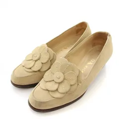 PRADA 花モチーフ ベージュミュール 箱付き　ヴィンテージ PRADA 花モチーフ ベージュミュール 箱付き ヴィンテージ PRADA
