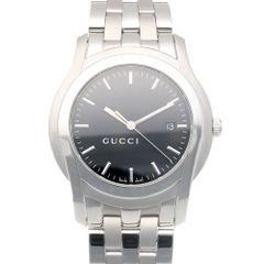 グッチ 腕時計 時計 ステンレススチール 5500XL クオーツ メンズ 1年保証  GUCCI  中古 グッチ