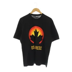 ディースクエアード DSQUARED2 Tシャツ カットソー プリント 半袖 16Y ブラック /DF ■GY53